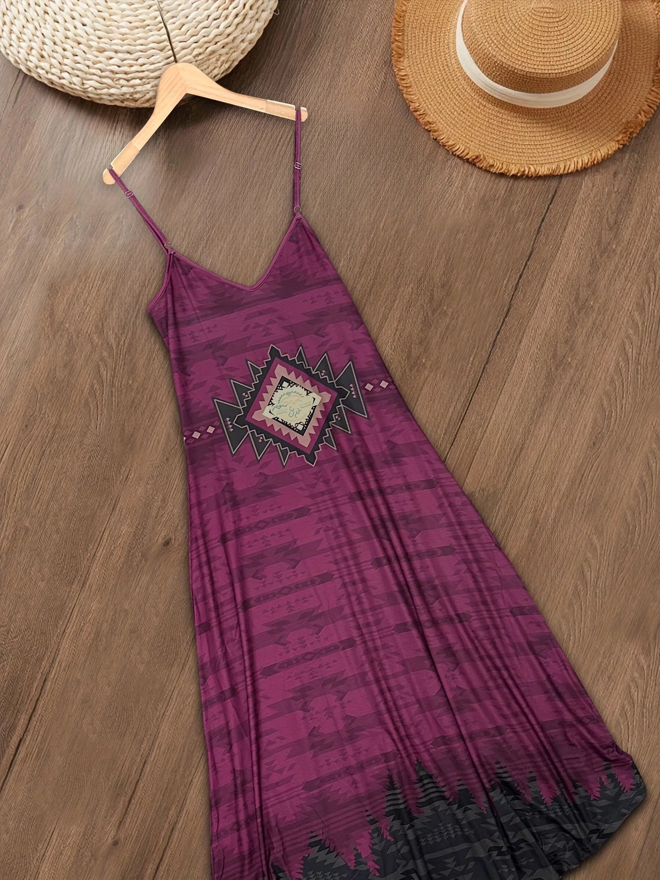 Women's Fashion Dresses Women's Fashion Western Style Printed Dresses Women's Fashion Western Style V-Neck Dresses